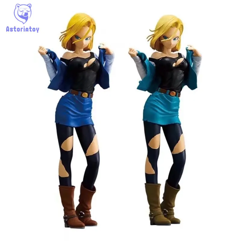 

25cm Dragon Ball Z Android 18 Lazuli sexy Anime Action Figure PVC New Collection figures toys Collection for Christmas gift