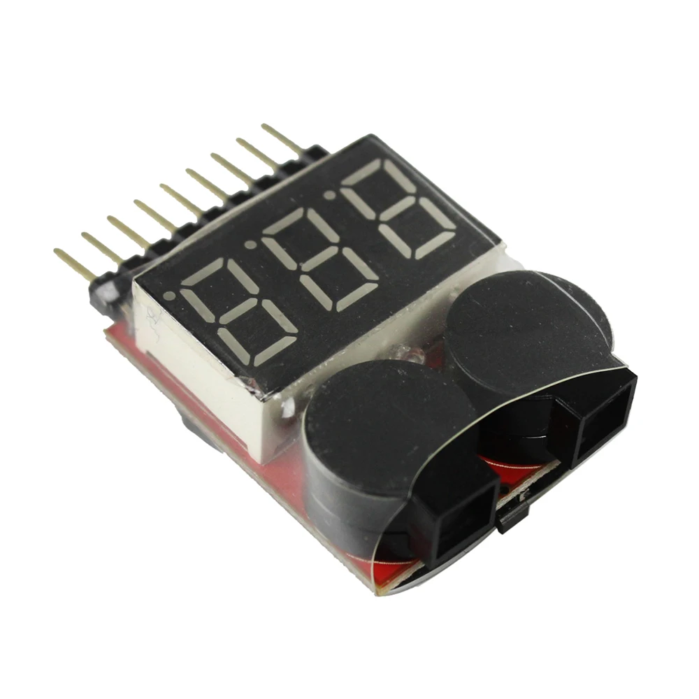 50 шт./лот 3,7-30 в 1-8S Lipo/li-ion/Fe напряжение батареи 2в1 тестер низкого напряжения Звуковой сигнал/BX100 1-8S Lipo тестер батареи