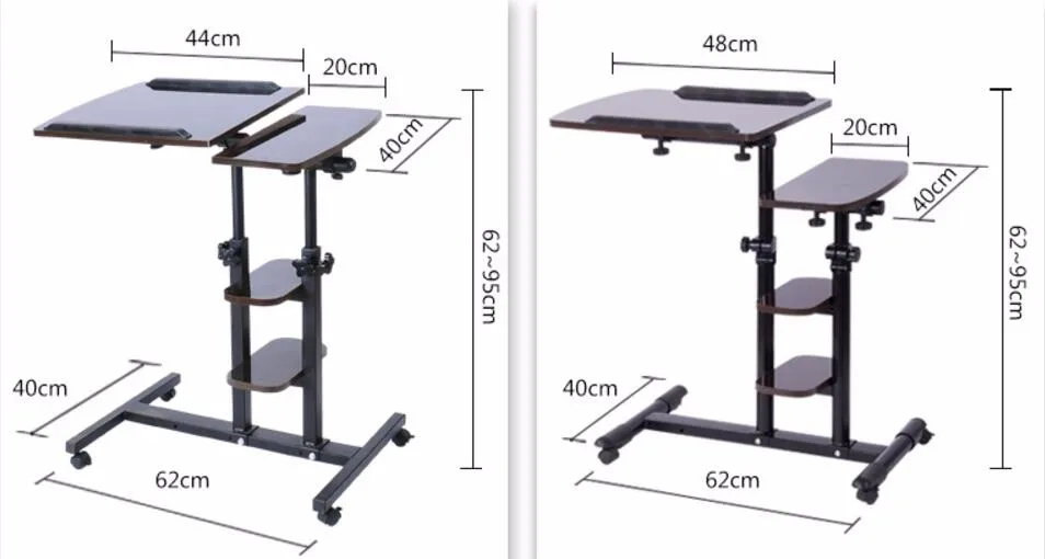 Многоцветные подвижной складной стол ноутбук простой ленивый таблицы