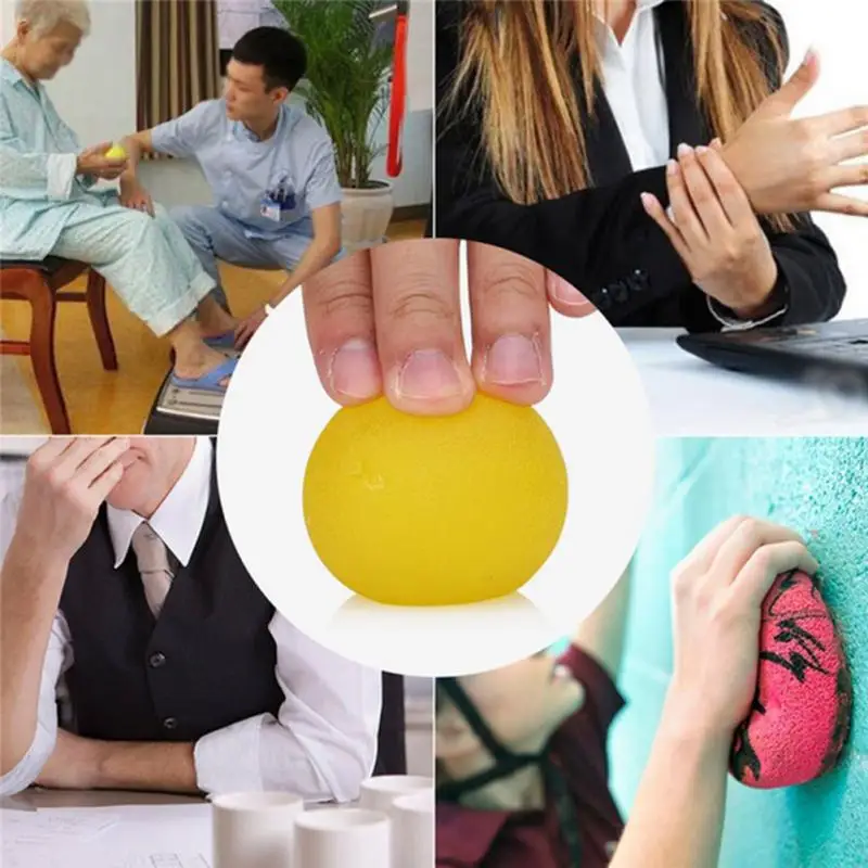 Силиконовый мяч для массажной терапии для силовых упражнений для рук и пальцев, для снятия стресса, декомпрессионный мяч, фитнес-оборудование#2