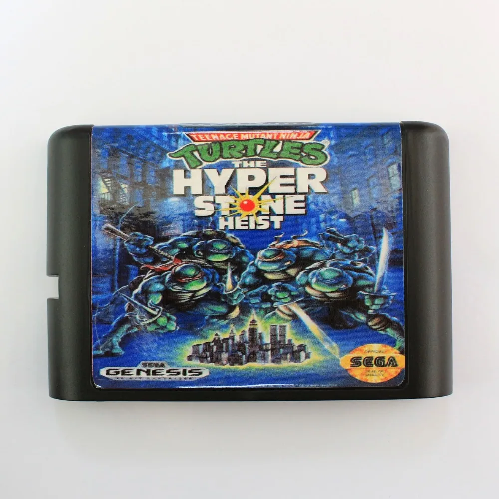 

Turtles The Hyperstone Heist 16 Bit MD Game Card For Sega Mega Drive For Genesis