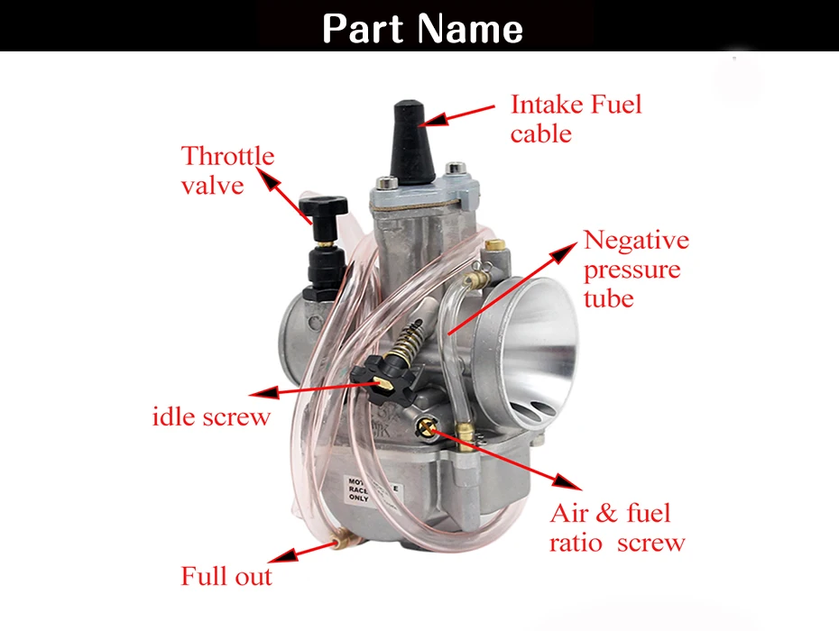 ZSDTRP Универсальный мотоциклетный карбюратор Carburador 28 30 32 34 мм Keih PWK с мощностью Jet Carb Dirt Pit Bike Скутер ATV UTV