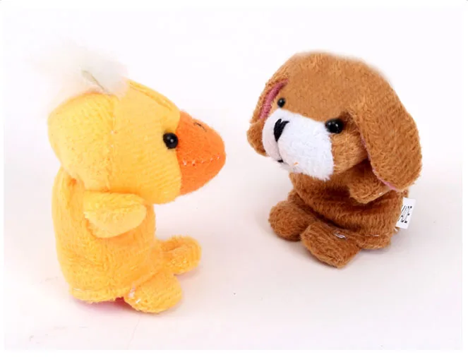 10pcs/Set Animal Finger Puppet Plush Child Baby Early Education Toys Gift Collection For Kids high quality mini Toys#CN30