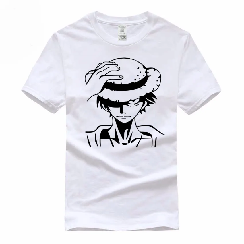 Buy One piece Luffy Straw hat Euro Size 100 Cotton T