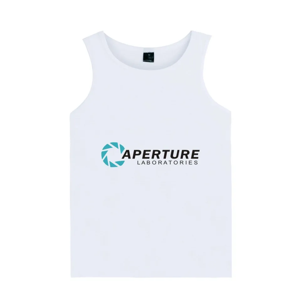 Майка для игр Aperture Science мужская летняя одежда майки с принтом Laboratories|Майки| |