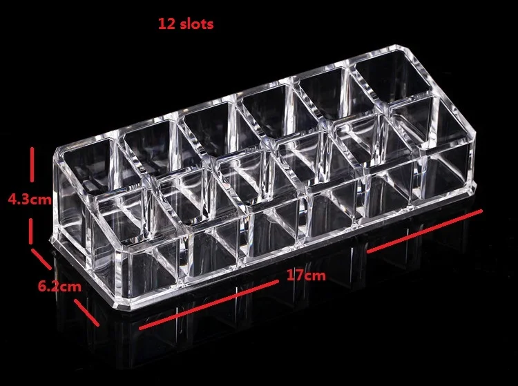 Акриловый Органайзер для макияжа, держатель для косметики, коробка для хранения губной помады, стойка для макияжа, аксессуары, чехол для хранения ювелирных изделий