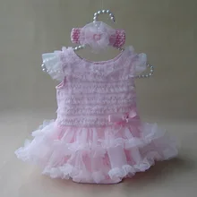 Новая Мода Одежда для малышей Комплект комплекты для маленьких девочек Комбинезон Юбки для женщин+ повязка на голову Bebe весна Детская летняя одежда для девочек