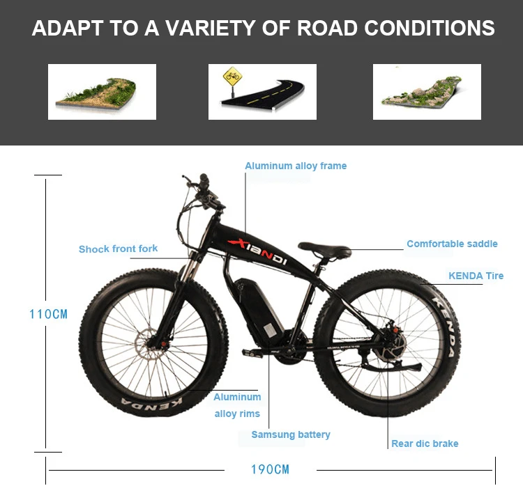 Top 26 inch electric cross country mountain bike 4.0 widening tire 500 motor snow lithium electric ebike smart lcd Assist pas 5 gear 3 Top 26 inch electric cross country mountain bike 4.0 widening tire 500 motor snow lithium electric ebike smart lcd Assist pas 5 gear 3
