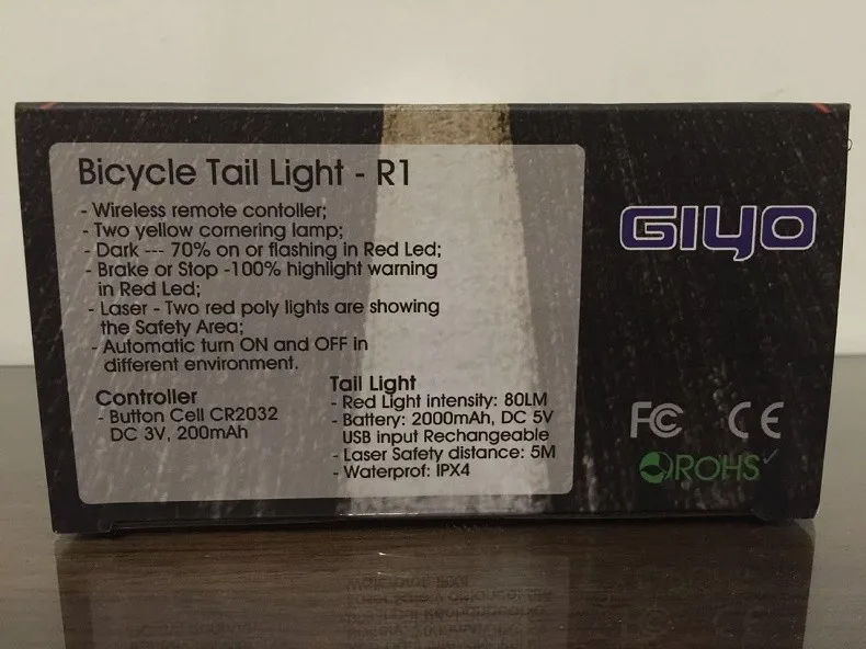 Excellent Giyo Bicycle Wireless Laser Rear Light Bike Turn Signal Remote Control Safety LED Warning Taillight USB Chargeable With Battery 1 Excellent Giyo Bicycle Wireless Laser Rear Light Bike Turn Signal Remote Control Safety LED Warning Taillight USB Chargeable With Battery 1