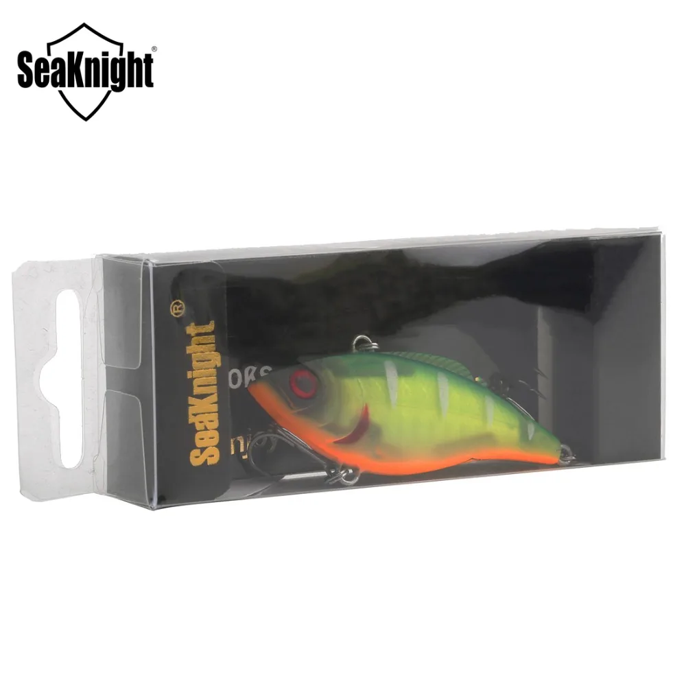 SeaKnight SK010 VIB рыболовная приманка 1 шт. 60 мм 9,5 г жесткая оседающая на дно приманка искусственная вибрационная приманка с высокопрочными крючками