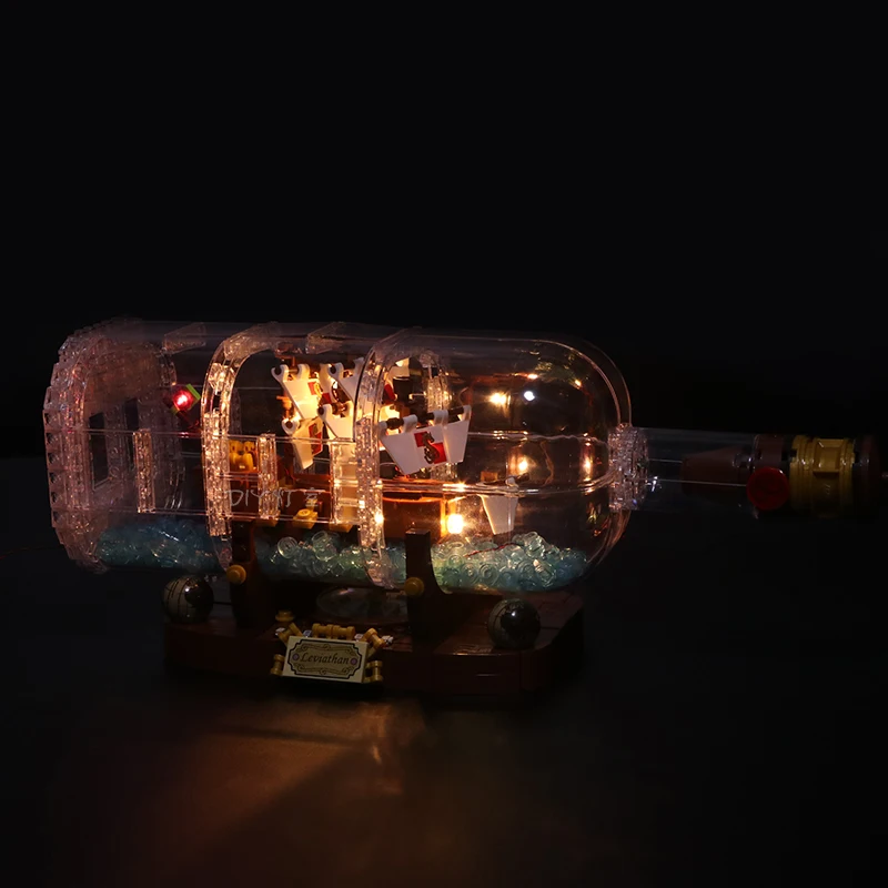 Светодиодный светильник совместимый с Lego 21313 Ideas серия 16051 корабль создатель в