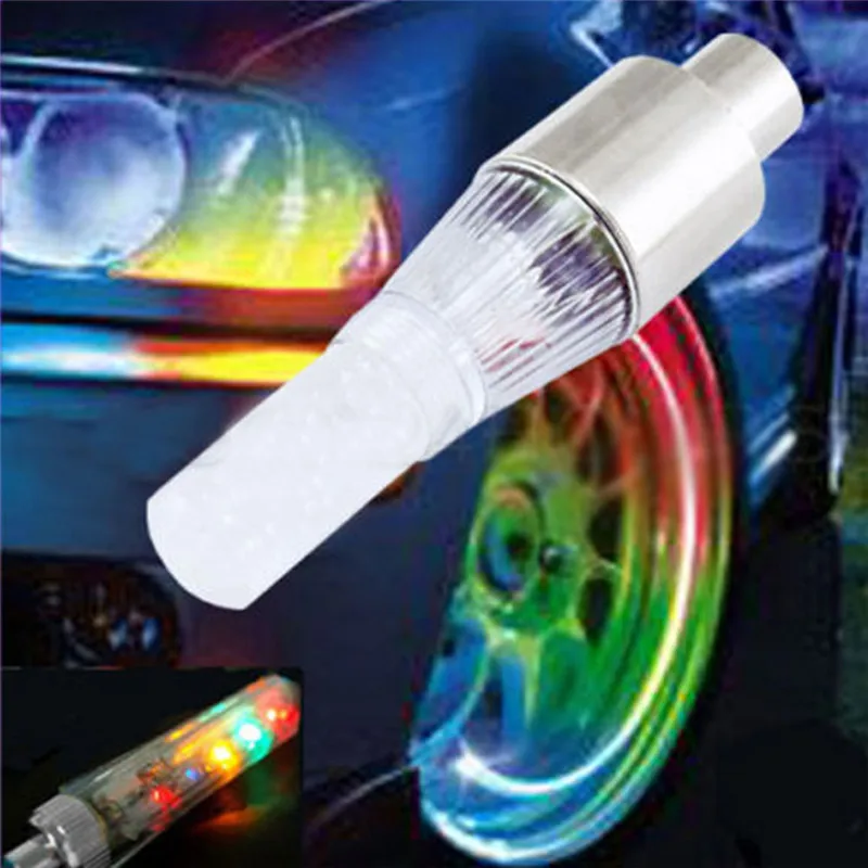 

1 Piece Hot LED Low Consumption High Power Fashion Neon Flash Bicycle Car Motor Wheel Tyre Tire Valve Cap Lamp Light#267684