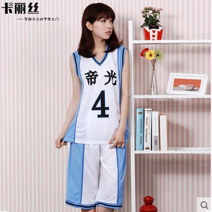 Новый Топ Cos Kuroko no Basket Cosplay TEIKO YOSEN Seirin RAKUZAN Seijuro Tetsuya одежда для Хэллоуина с