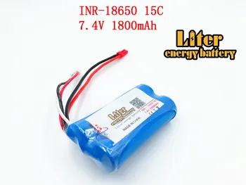 

7.4V 18650 li-lon Rechargeable battery pack 1800mAh 15C model aircraft batteries large current discharge