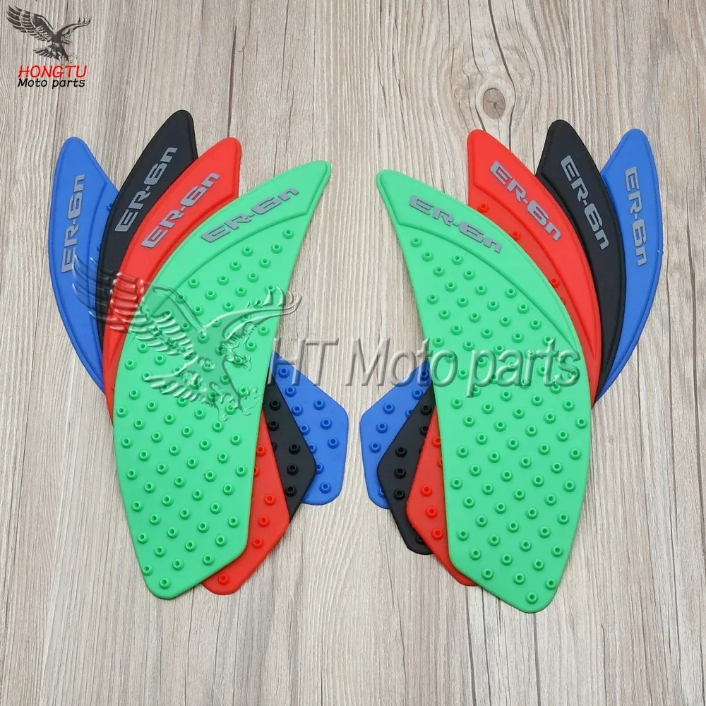 

Motorcycle Anti slip Tank Pad 3M Side Gas Knee Grip Traction Pads Protector Sticker For Kawasaki ER-6N ER6N ER 6N 2006-2015