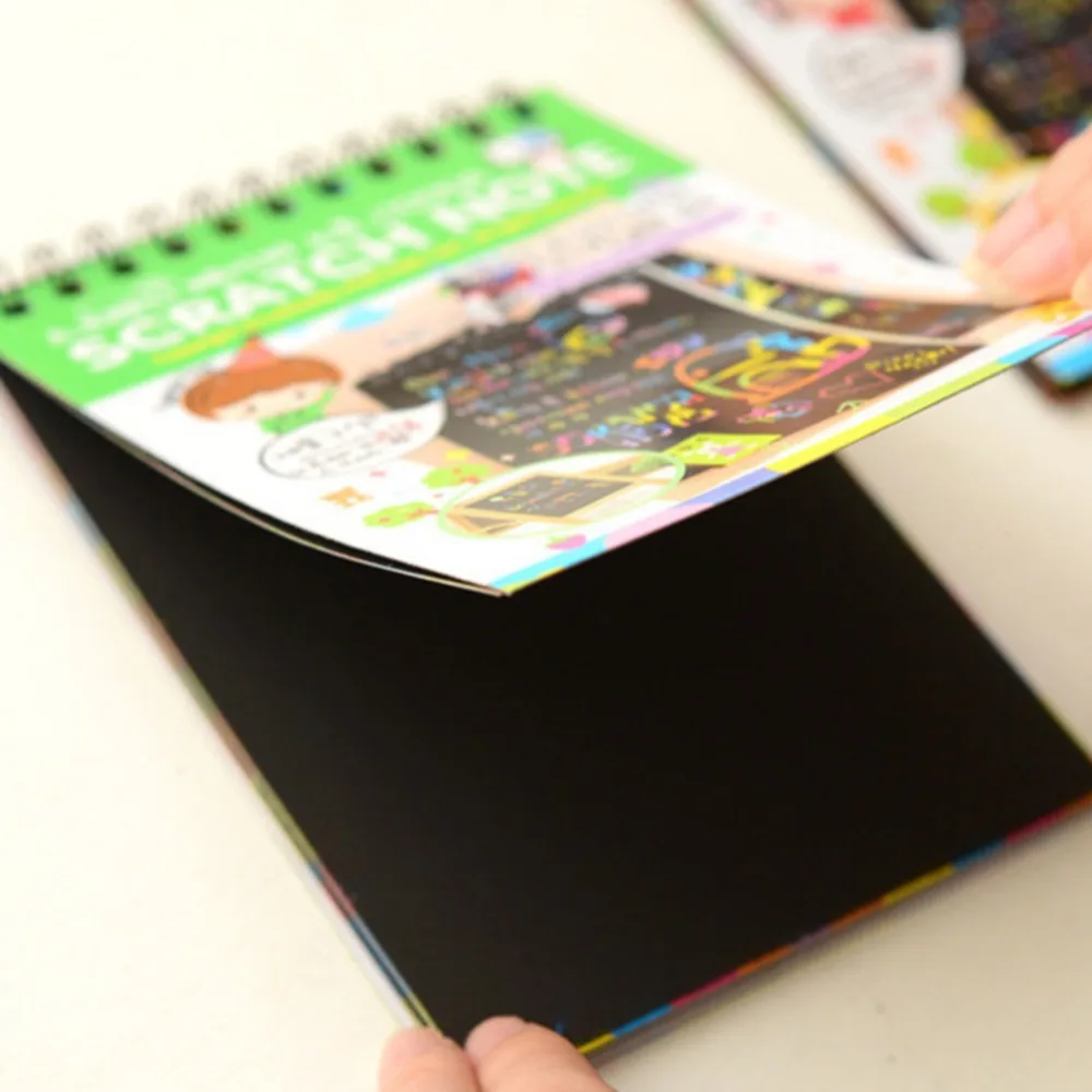 

Magic Colorful Drawing Board Paper Painting Scraping Children Kids learning Education Toys Painting Doodle Scratch Toys DIY