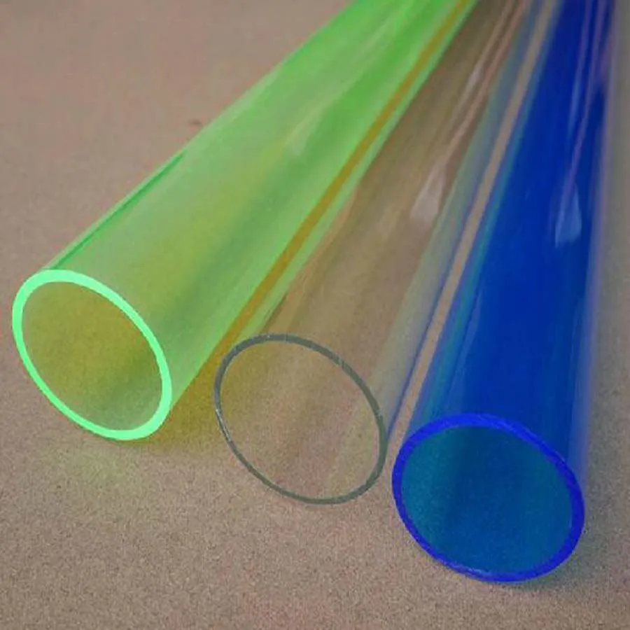 110mm Outer Diameter, 5mm Wall Thickness, 100mm Inner Diameter Polished Clear Acrylic Tube