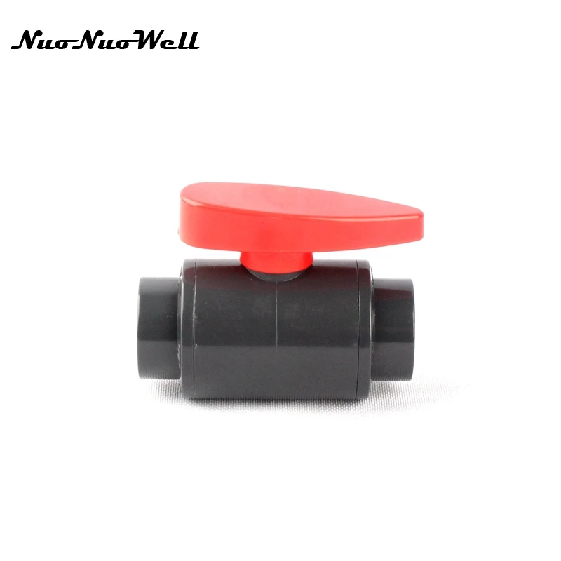 

1pcs NuoNuoWell ANSI 1/2" DN15 PVC Ball Valve Tap Connector Pipe Adapter Adjust Flow Fittings Garden Irrigation Aquarium Supply