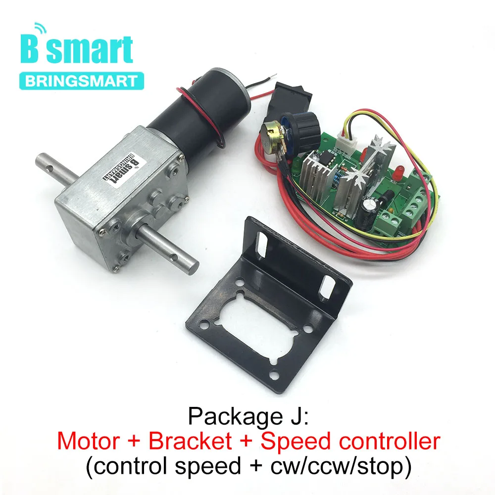 Bringsmart 31zy двойной вал червячный DC мотор-редуктор 12V обратный Редуктор Мини моторы 24V высокий крутящий момент с встроенной функцией спуска затвора автоматическая сушилка