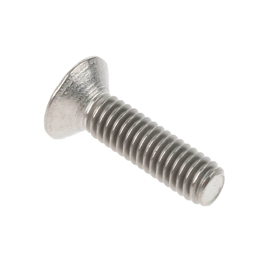 10 Pcs M4 Flat Head Grade 1 Titanium Machine Screws Phillips Drive