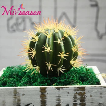 

Artificial Prickly Pear Succulents Cactus Green Plant Simulation Plants Fake Flowers DIY Home Decoration Desert Plants Landscape