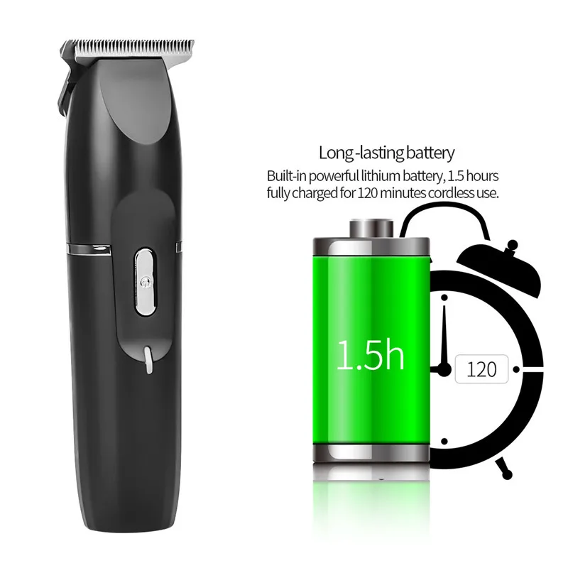  Portable Mini Rechargeable Hair Clipper Professional Electric Hair Trimmer Men Hair Cutting Machine