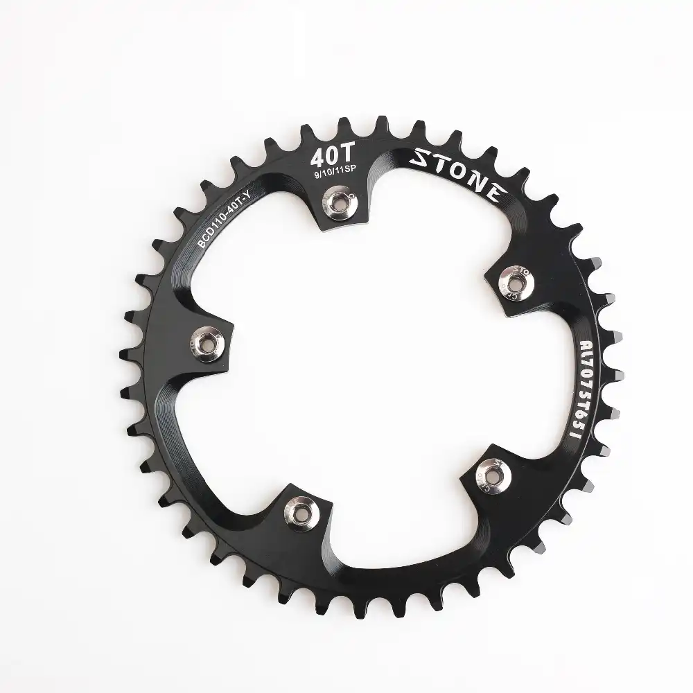 110BCD 5 Hole Chainring 40T Black