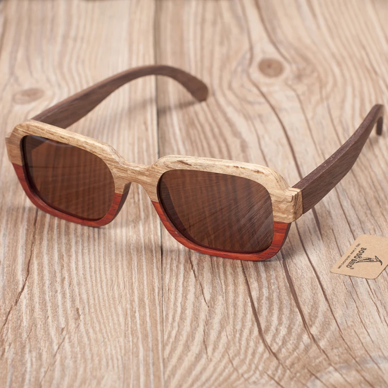 wooden sunglasses bobo bird luxury brand gift sunglasses  for men and women  (20)