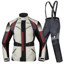 2018 Da Motocicleta equitação terno do homem inverno quente frio anti roupa da motocicleta vestuário de protecção quatro temporadas à prova d’ água