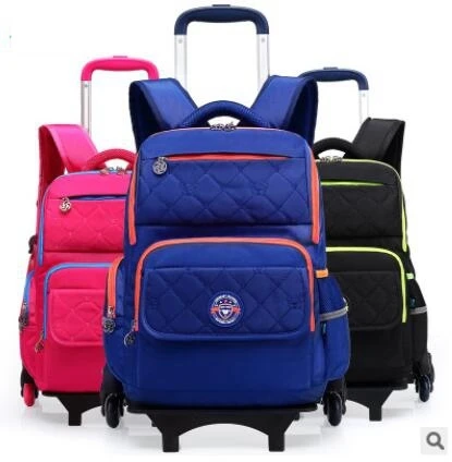 

School Rolling Backpack For Boys School Trolley Backpack Bag Children Wheeled Rucksack For School Trolley Bag On Wheels For Kids