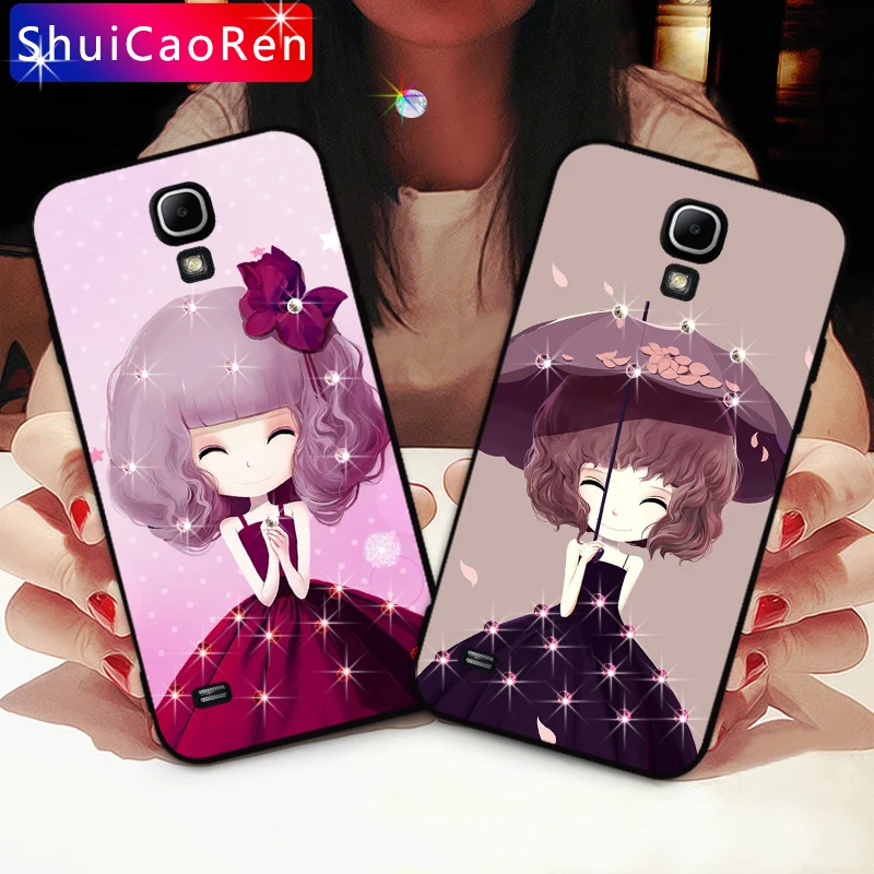 

Luxury Rhinestone Phone Case For Samsung Galaxy Mega 2 G7508Q Soft Silicone TPU Back Cover Case For Samsung Mega 6.3 Capa Coque