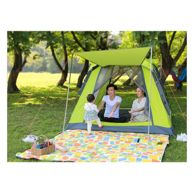 Quick Automatic Opening Outdoor Climbing Camping Camouflage Tent Spring Summer Autumn Tent 210*210*150cm Outdoor Travel tent