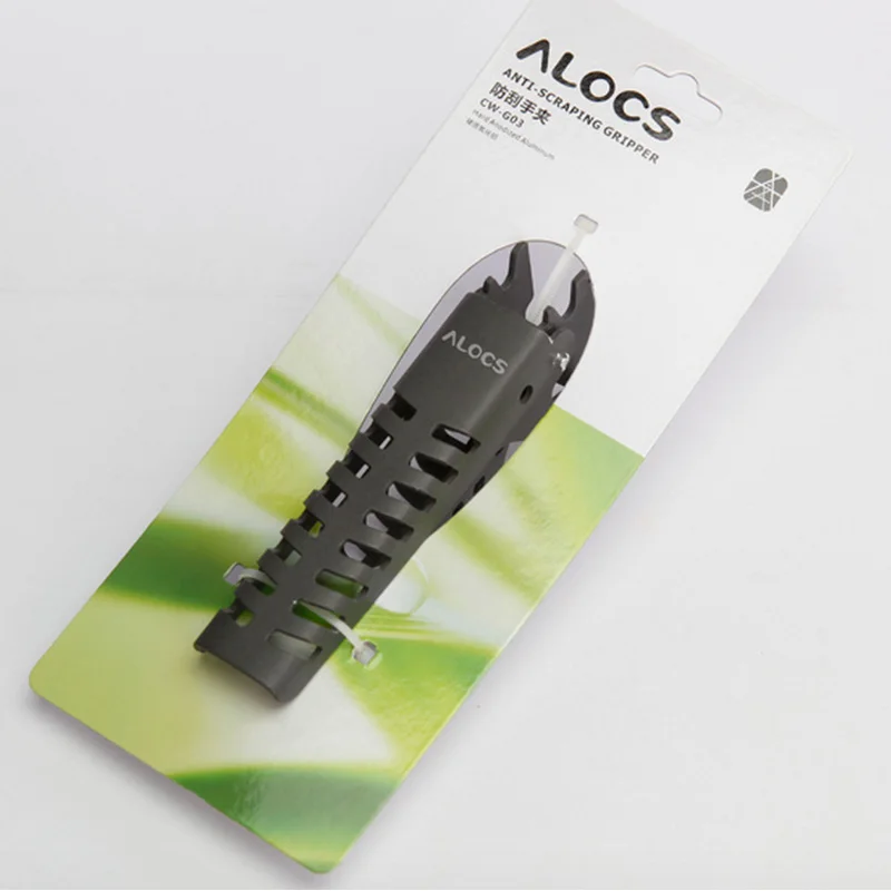 Nueva alta calidad Alocs acampar al aire libre senderismo Pesca picnic Utensilios de cocina pan Bowl pot pinza clip handbar abrazadera de aluminio anodizado