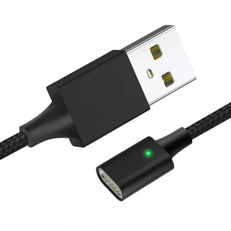 Светодиодный магнитный usb-кабель/mi cro USB/type-C для IPhone X Xs Max магнитное зарядное устройство для samsung для Xiaomi mi 9 USB C зарядный разъем