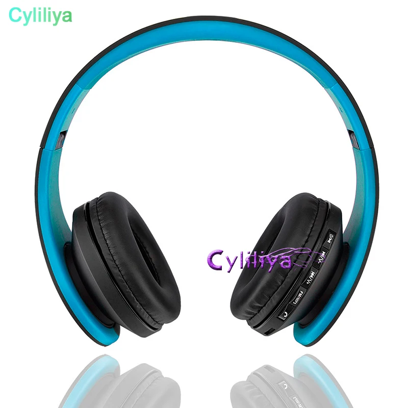 LH-811 Беспроводной 4 в 1 Bluetooth 3,0+ EDR наушники с MP3 плеер FM Радио микрофоном для смартфоны ПК V1267