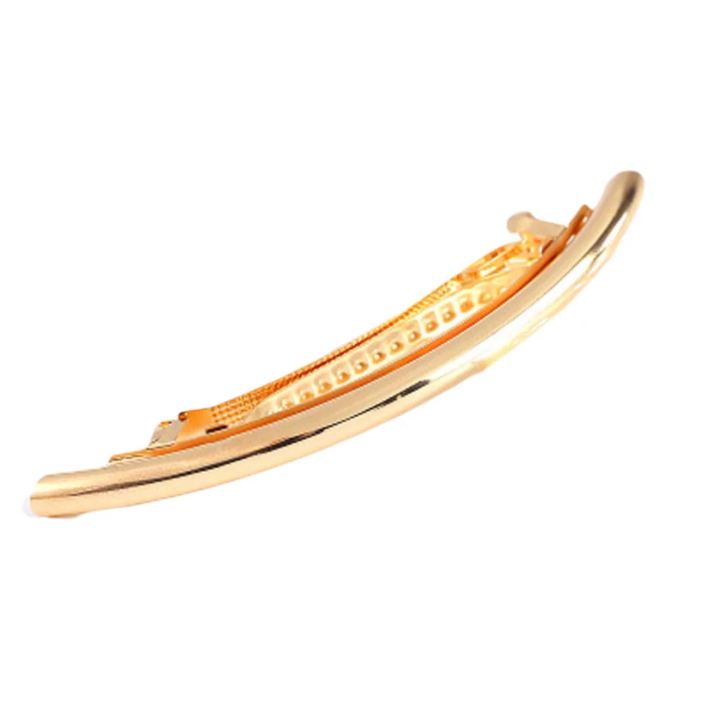 FancyQube Fashion Women Bend Gold Plated Hair Clips Girls Hair Pins