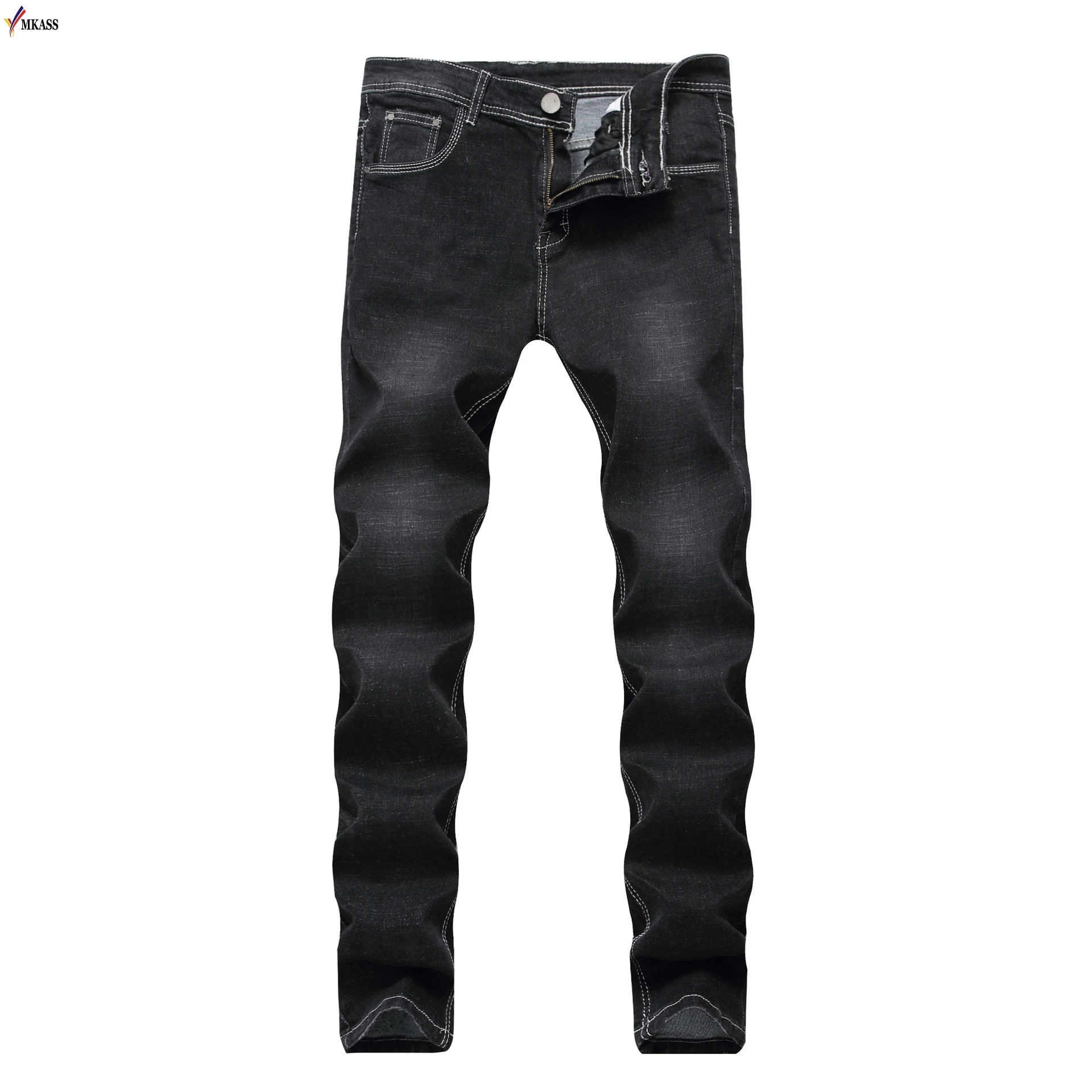 2018 New Brand Spring Autumn Pantalon Hombre Straight Denim Jeans Men ...