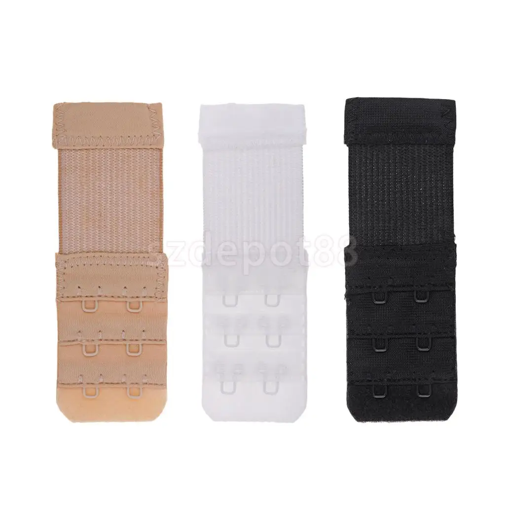 Adjustable Elastic Bra Extender 2 Hook Bra Extension Women's Lingerie Accessories