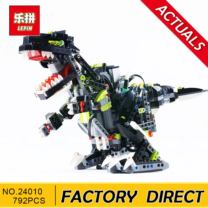 

Science and Technology Building Blocks LEPIN 24010 792Pcs Super 3 in 1 Dinosaur Remote Control Sound Function Toys for Boys Gift