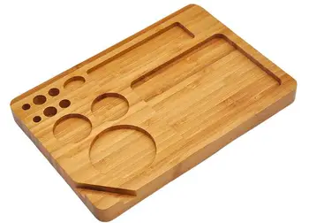 

Wood Rolling Tray Smoking Papers Stash Blunt Mess Free Home New / Free shipping