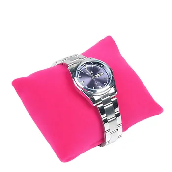 

Free Shipping 20Pcs Superior Velvet Large Bracelet Display Pillow Ankle Holder Watch Organizer Jewelry Display Stand Rose