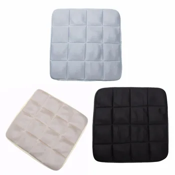 

44*44cm Bamboo Charcoal Car Seat Cover Pad Mat Breathable Summer Slip Mat Car Office Chair Cushion For Four Seasons