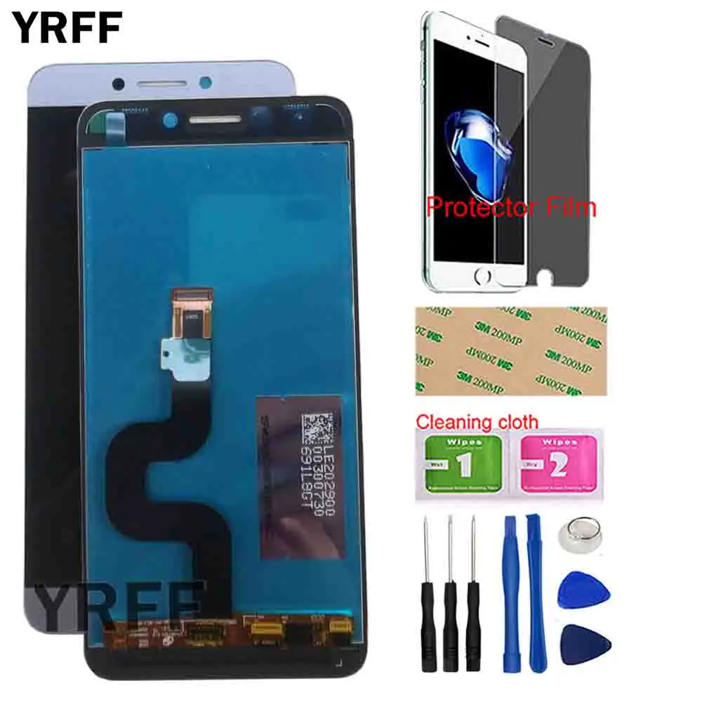 Cena 5.7 ekran oryginalny LCD wyświetlacz dla LEAGOO T8S T8 S wyświetlacz LCD zespół ekranu dotykowego Digitizer monitorów LCD narzędzia folia ochronna