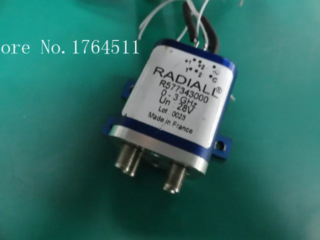 

[BELLA] RADIALL R577343000 0-3GHZ DPDT RF coaxial - 28V SMA