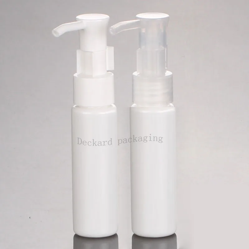 Pump Dispenser Cap Shower Gel Facial Cream Bottle 30ML Round perfume