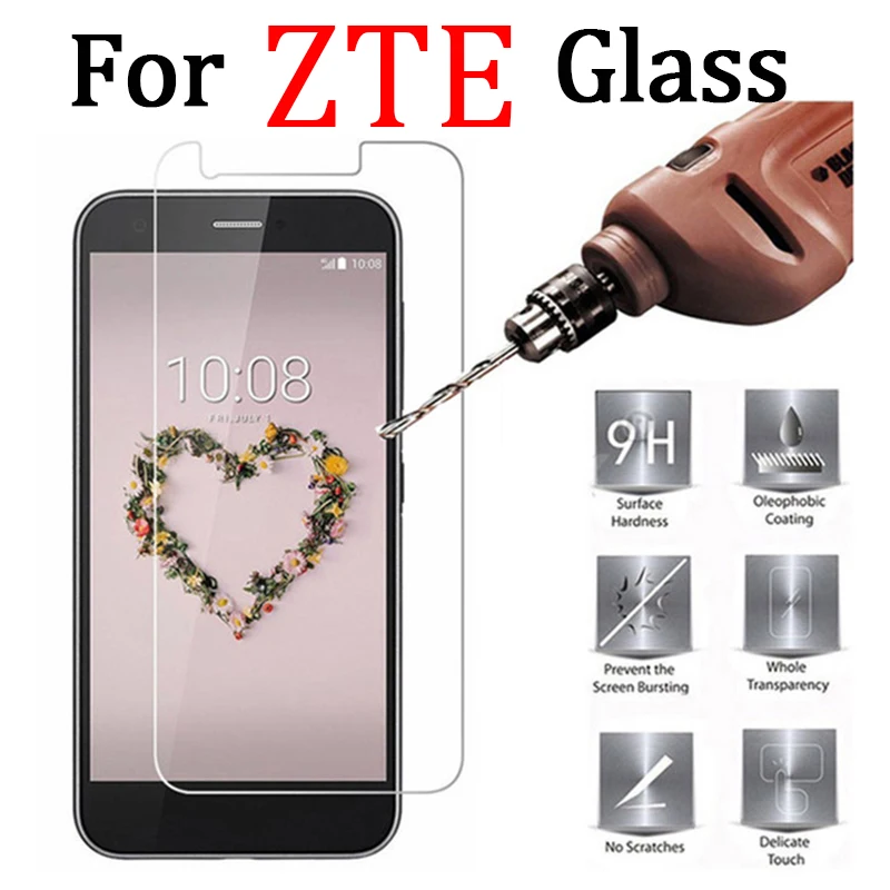 9H 2.5D Закаленное стекло для ZTE Blade V7 A6 V8 Lite V9 A7 Vita A512 A520 A330 A530 A620 стеклянная Защитная