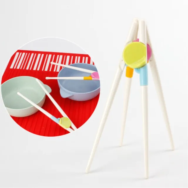 1Pair Children Chopsticks Kids Baby Learning Helper Training Chopsticks For Right Hand Home Children's Products Kitchen tools