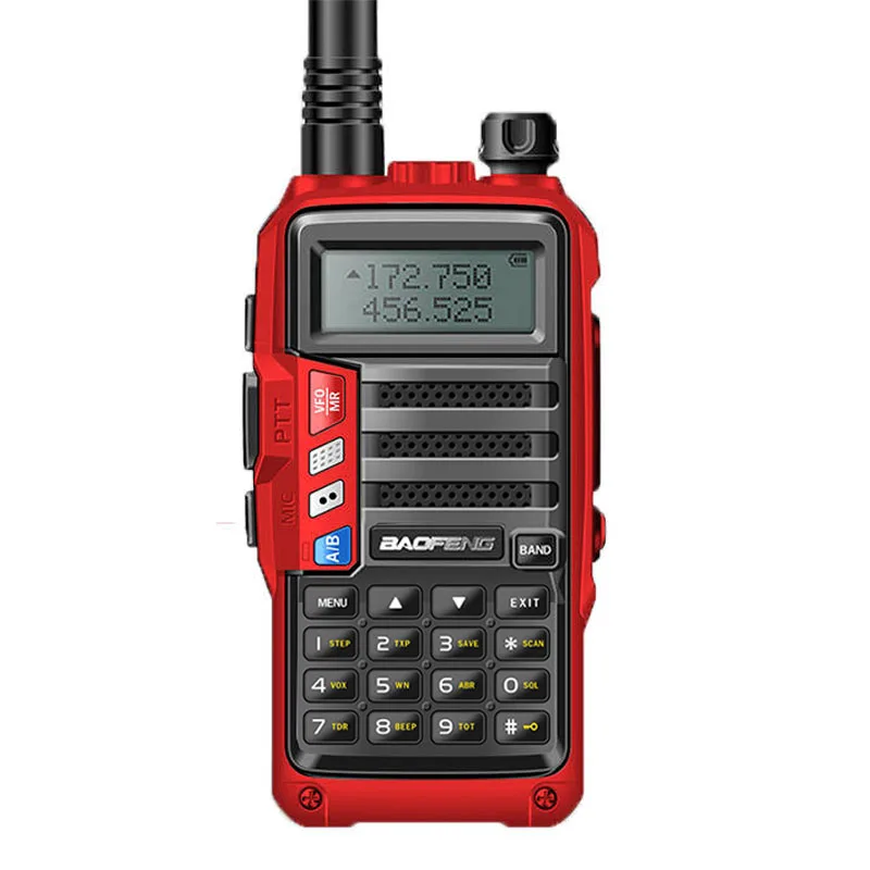 2019 BAOFENG UV S9 8 Вт Мощный VHF/UHF136 174Mhz & 400 520 МГц двухдиапазонный 10 км длинный диапазон