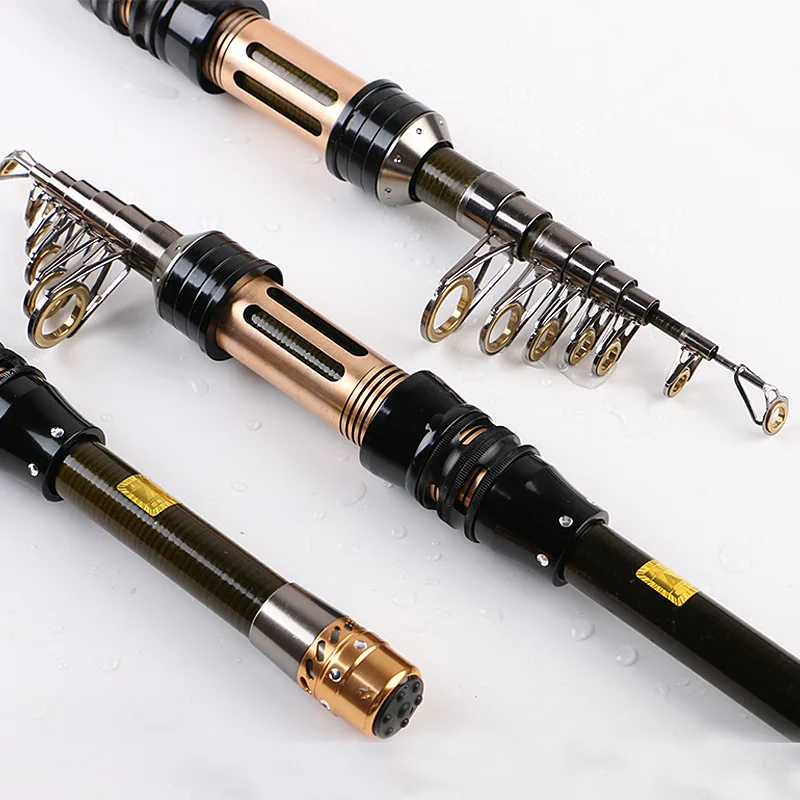2017 New Carbon Super hard Fishing Rod 1.5m 1.8m 2.1m 2.4m Ultra short