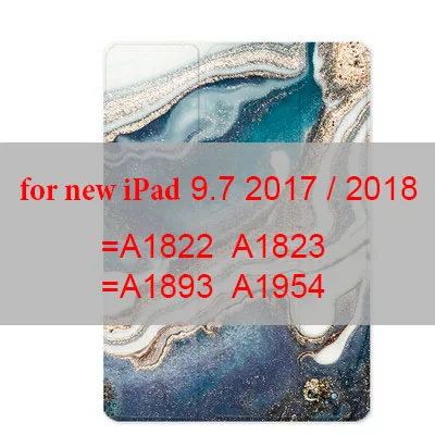 Мягкий песок магнит складываются в три раза, Чехол для iPad Air 2 9,7 мини-платье на возраст 1, 2, 3, 4, 5, умный чехол для iPad Pro 10,5 12,9 11 дюймов - Цвет: for iPad 2018